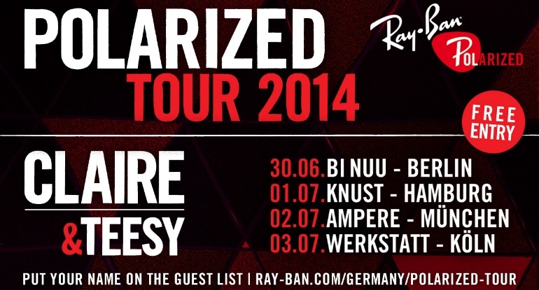 Ray-Ban Polarized Tour 2014 (Claire | x | Teesy)