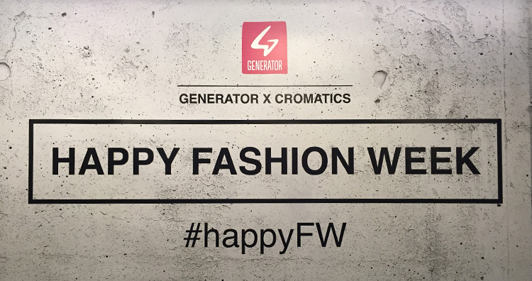 GENERATOR x CROMATICS #happyFW